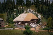 Faller 232010 - N - Schwarzwaldhof mit 2 Figuren Jubiläumsmodell